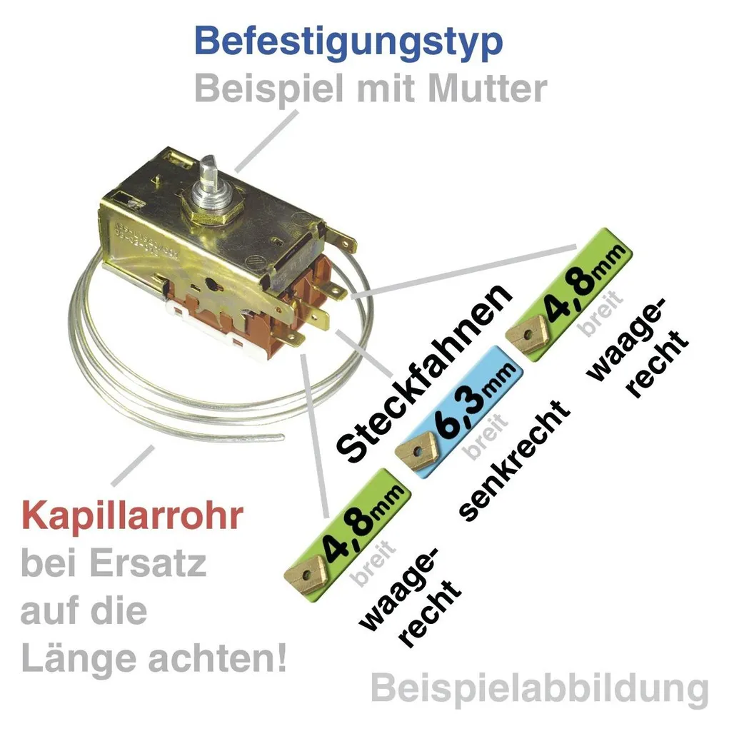 Solution frigo qui gèle : Thermostat Bauknecht Whirlpool 484000008626 - 4