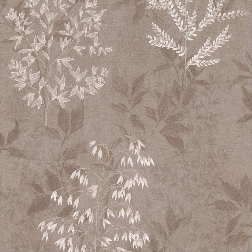 Papiertapete 285017 Tapete Botanical Dschungel 53 x 1005 cm Rasch Selection Braun