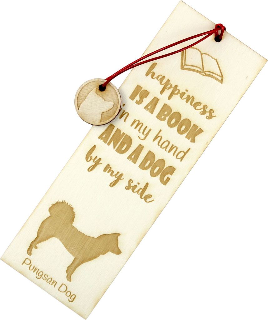 Pungsan dog, Korean Phungsan, Poongsan, Pungsangae - Lesezeichen mit Hund, personalisiertes Lesezeichen, Hundeaccessoire für Leser der Marke Art-Dog