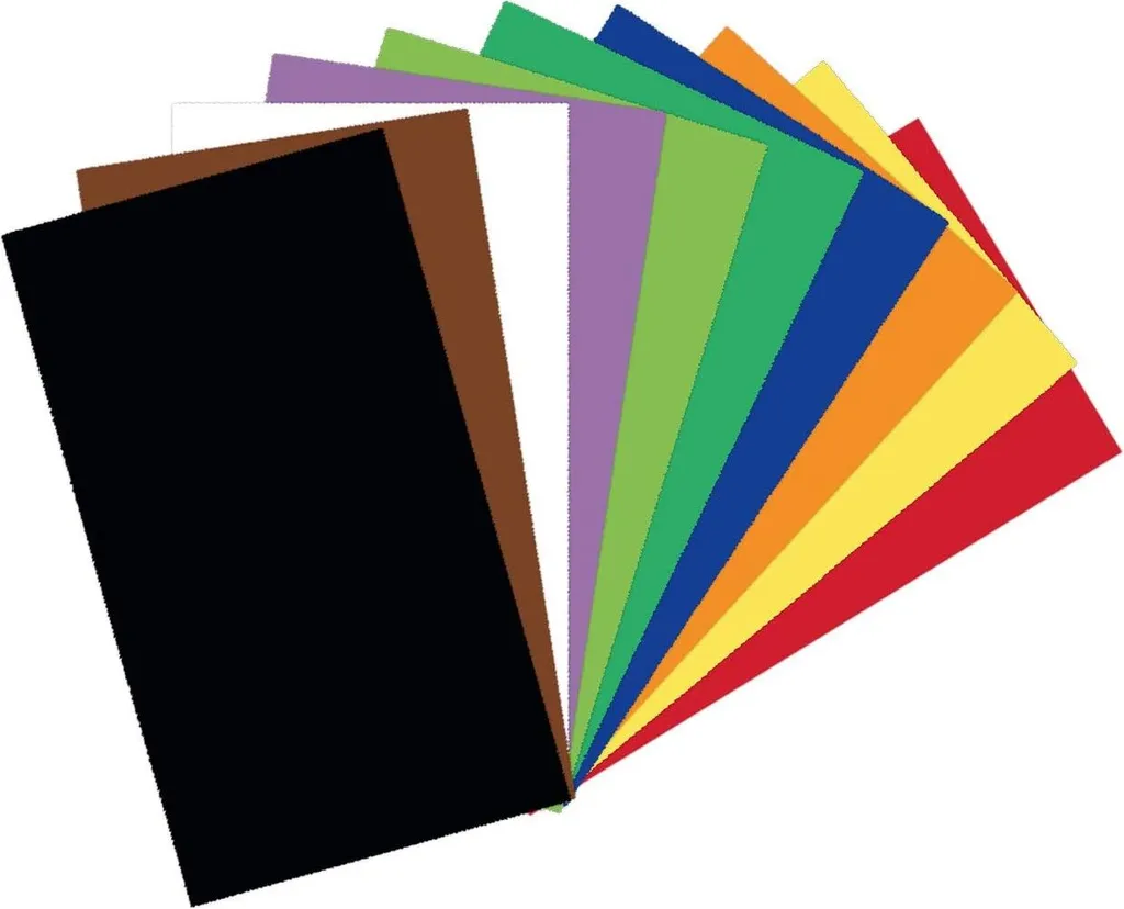 Cartoncino Tonkarton Folia 500x700mm 220g - 10 Fogli Colori Misti