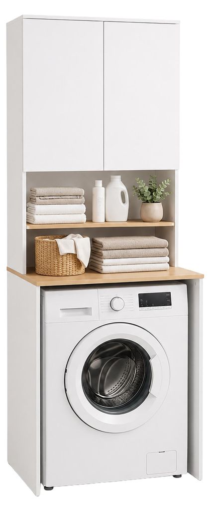 Relaxdays, meuble de rangement pour machine à laver, 4 Image du produit 
