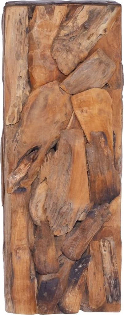Tavolino 30x30x80 cm in legno massiccio di teak Immagine del prodotto 