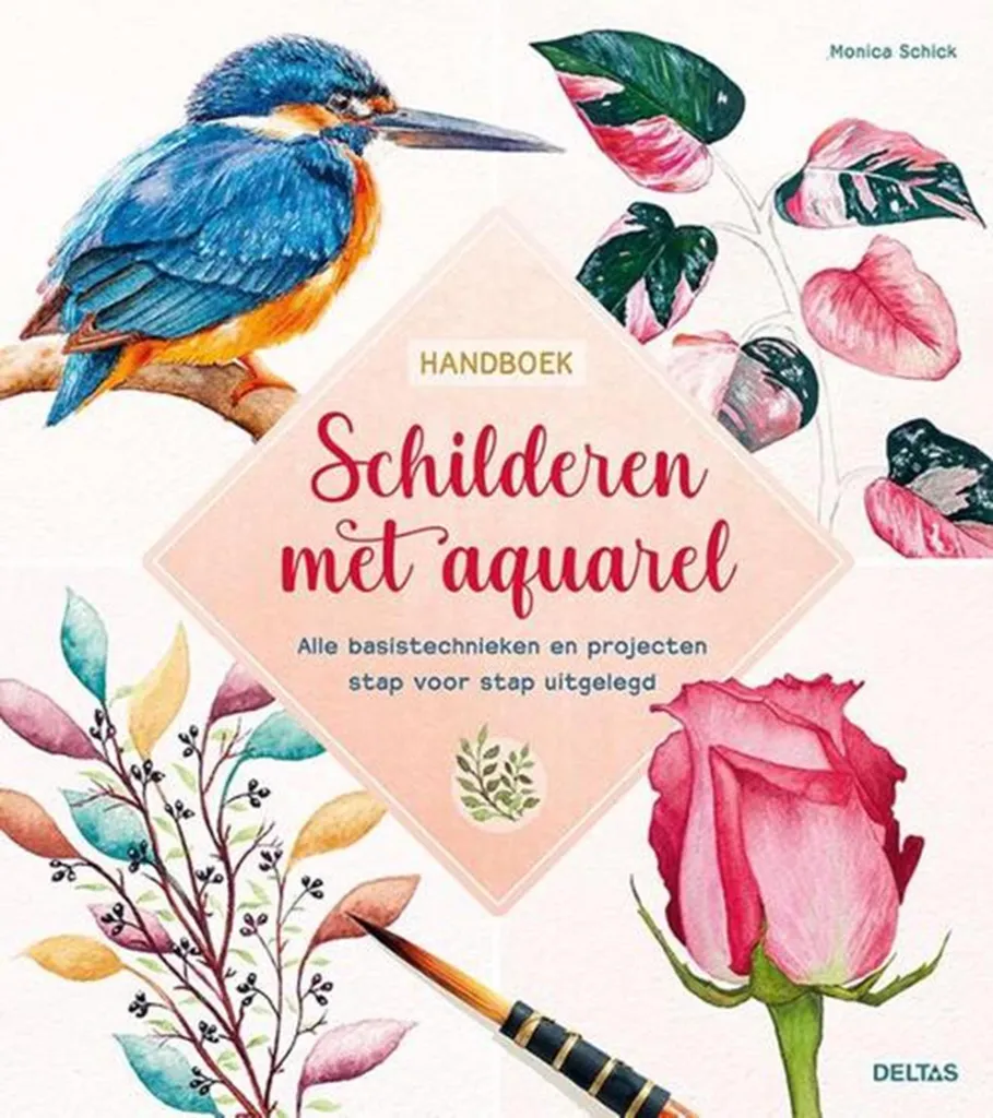 Livre de peinture à l'aquarelle Manuel Deltas pour débutants 1 pièce