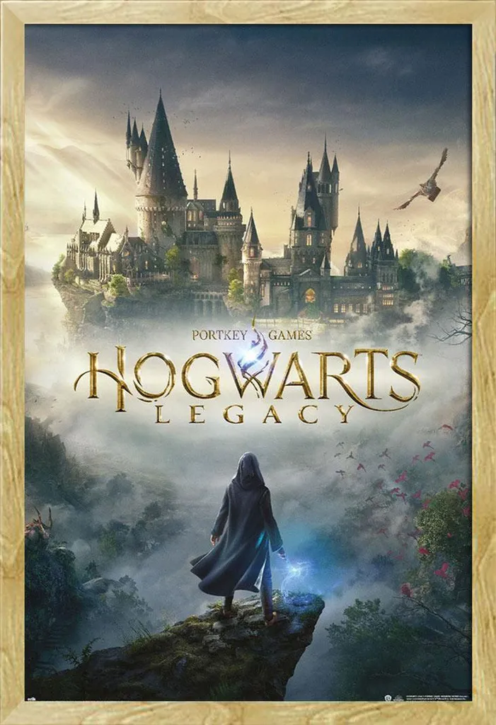 Poster Hogwarts Legacy con Cornice Faggio Shinsuke - Arredo Harry Potter