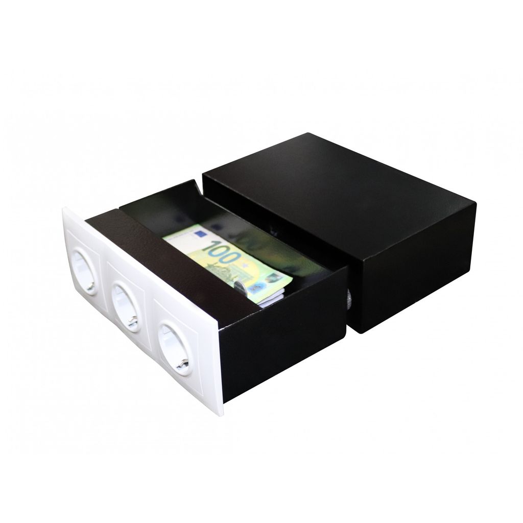 STECKDOSENTRESOR WANDTRESOR SAFE Geheimversteck Steckdosensafe Dreifachsteckdose