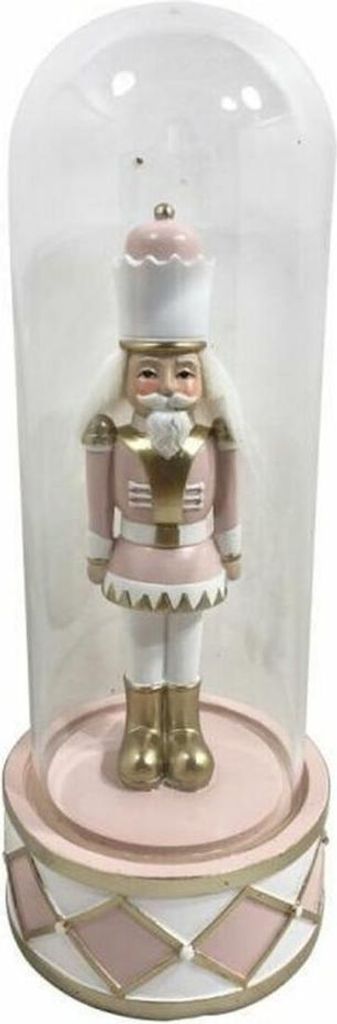 Weihnachtsschmuck DKD Home Decor Kristall Harz Nussknacker (10 x 10 x 26 cm) (2 Stück)
