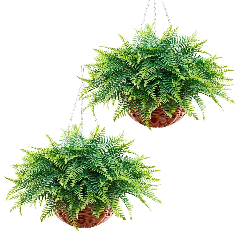 Décoration Jardin et Bureau : Fougère Artificielle Suspendue 584 mm