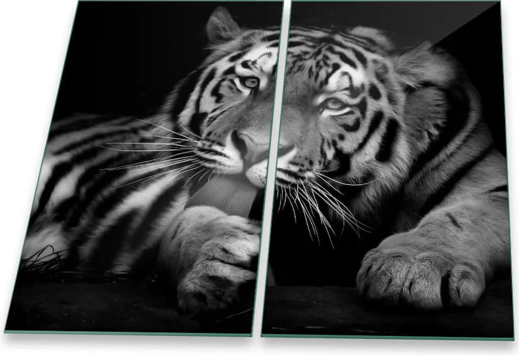 Copripiano Cottura Vetro Tiger 2x30x52 - Set Protezione Cucina Sicuro