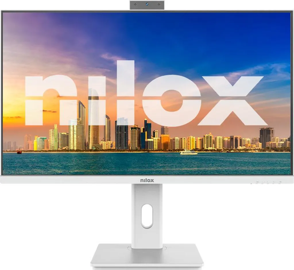 Écran Nilox NXM27RWEB02W Moniteur 27 pouces Full HD Blanc pour Bureau