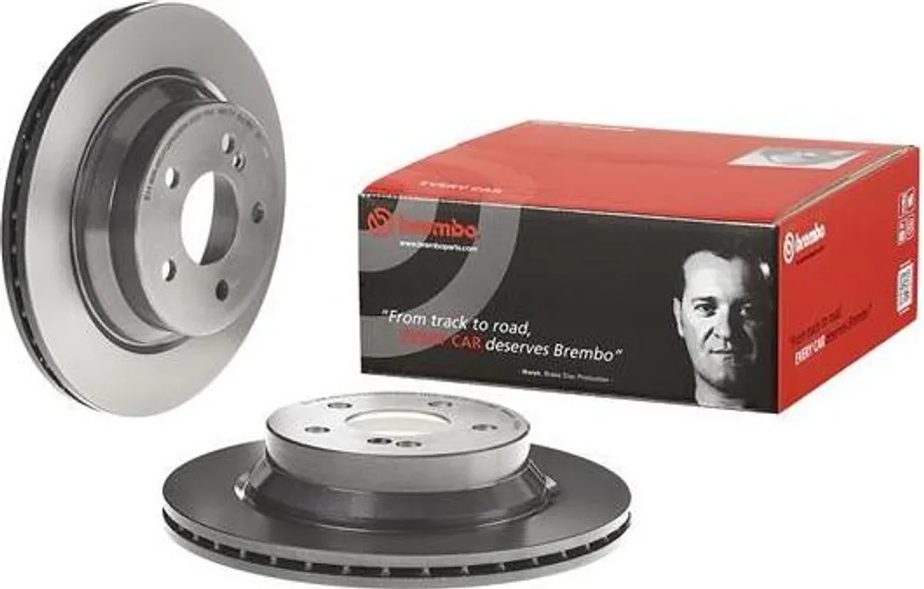 Disque de frein anti-vibration pour Mercedes Classe E W211 et CLS C219 Brembo