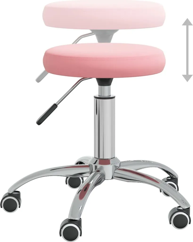 Tabouret de massage velours rose - Solution confort contre le mal de dos - 8