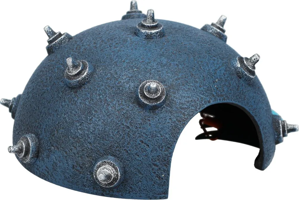 Décoration Aquarium Mine Bleue Aqua Della - Accessoire pour Bac à Poissons