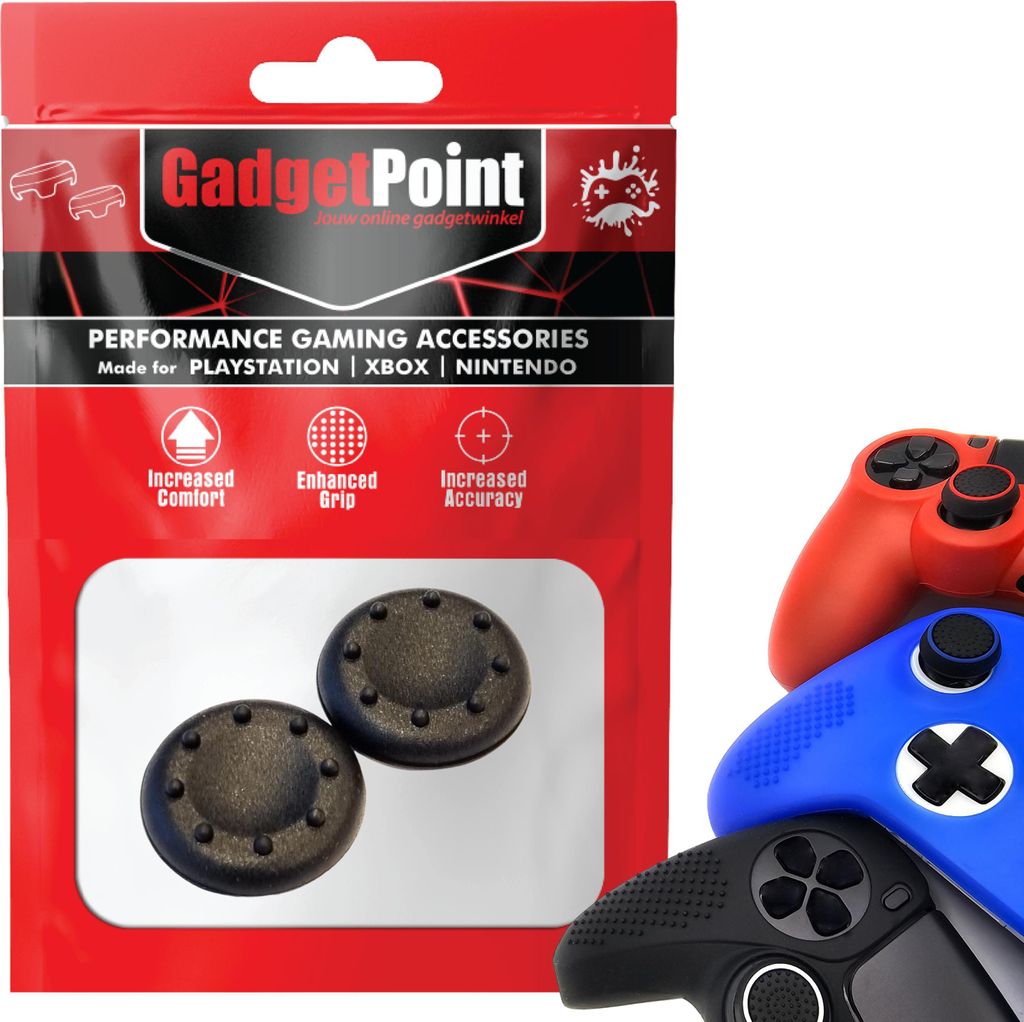 Thumbgrips - Thumb Grips voor PlayStation, PS5, Xbox X/S, One & Switch Pro Controller - Gaming Thumbgrips - Performance Anti-Slip Thumbsticks - Bes...