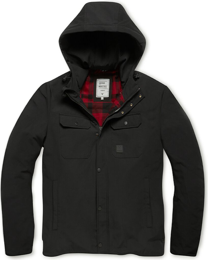 Vintage Industries Gareth Jacke, schwarz, L