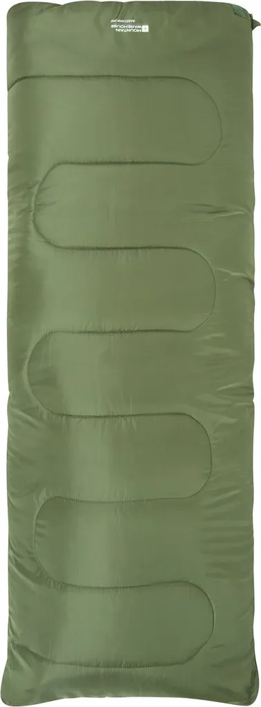 Sac de couchage rectangulaire Basecamp 200 pour camping et été Vert