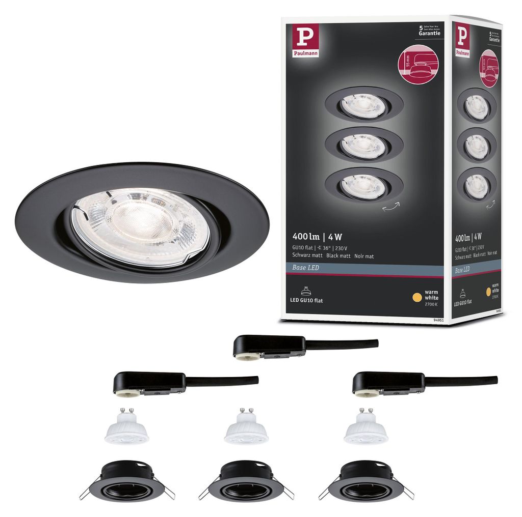 Paulmann LED Einbauleuchte Base