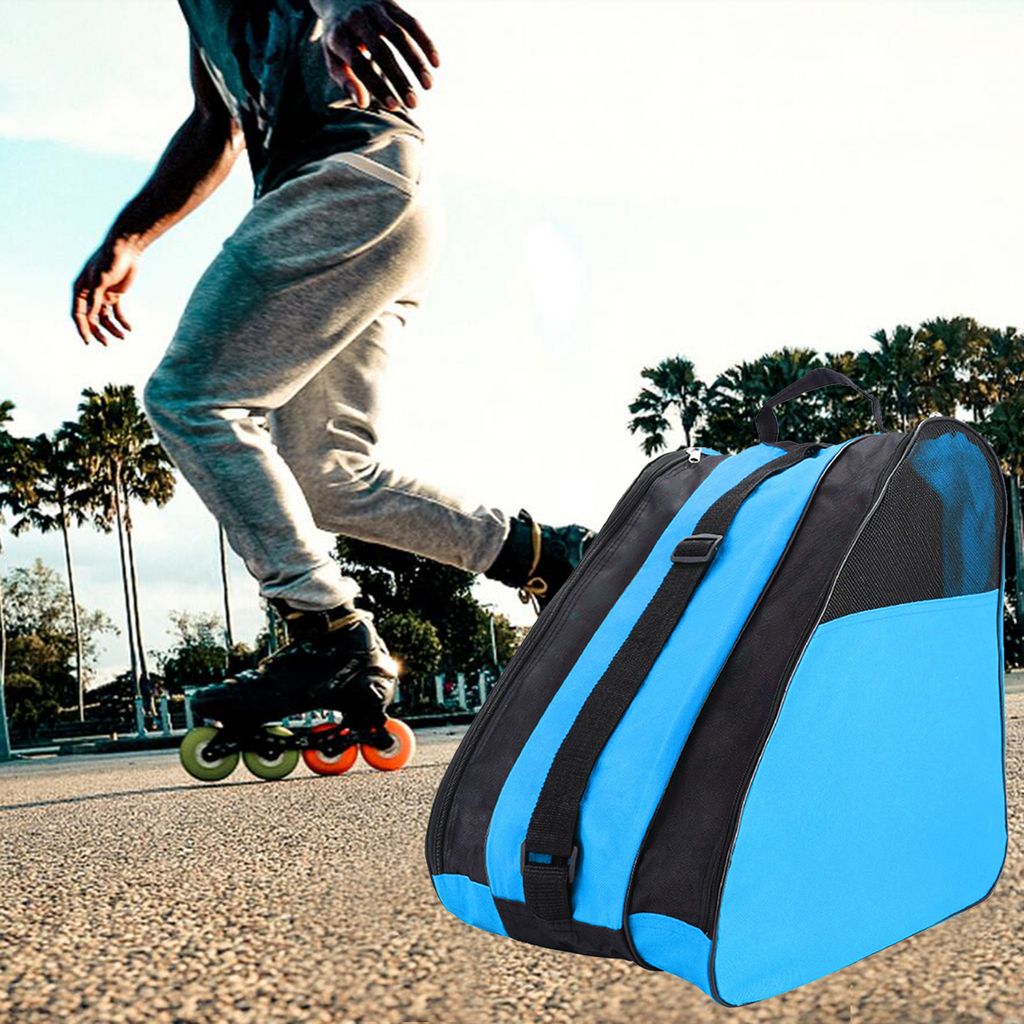 Sport Schuhe Tasche mit verstellbarer Schultergurt für Schlittschuhe Rollschuhe 