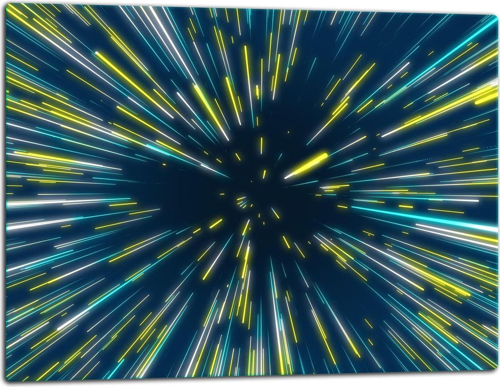 Glasschneidebrett Herdabdeckplatte Glaskeramikkochfeld Universal 52x40 cm Modern