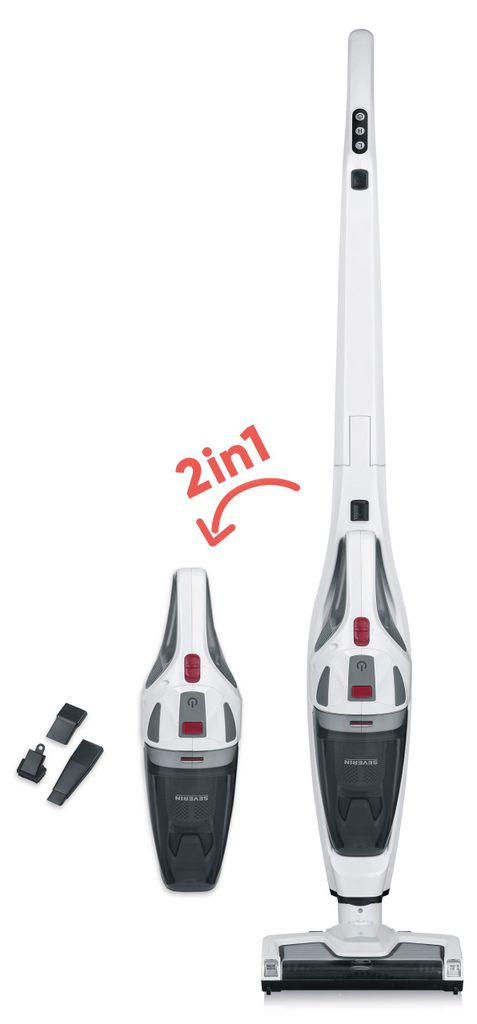 Severin kabelloser 2-in-1 Staubsauger mit Li-Ion Akku, Produktbild 