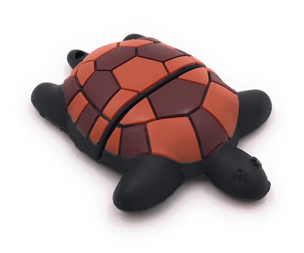 Clé USB 128 Go USB 3.0 Onwomania en forme de tortue brune avec boîte - 2