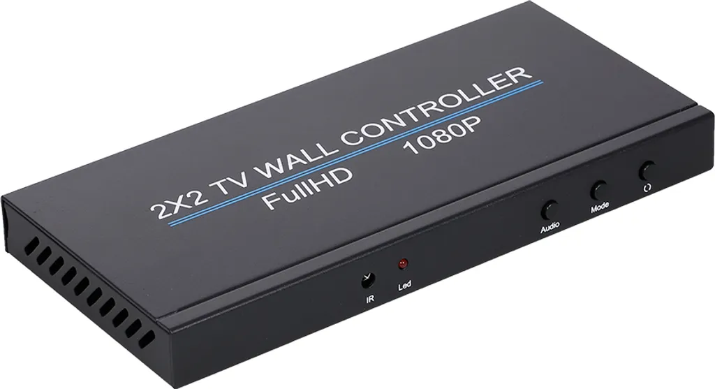 Processeur d'Écran pour Mur Vidéo TV 4 Canaux Full HD avec Ports USB DVI