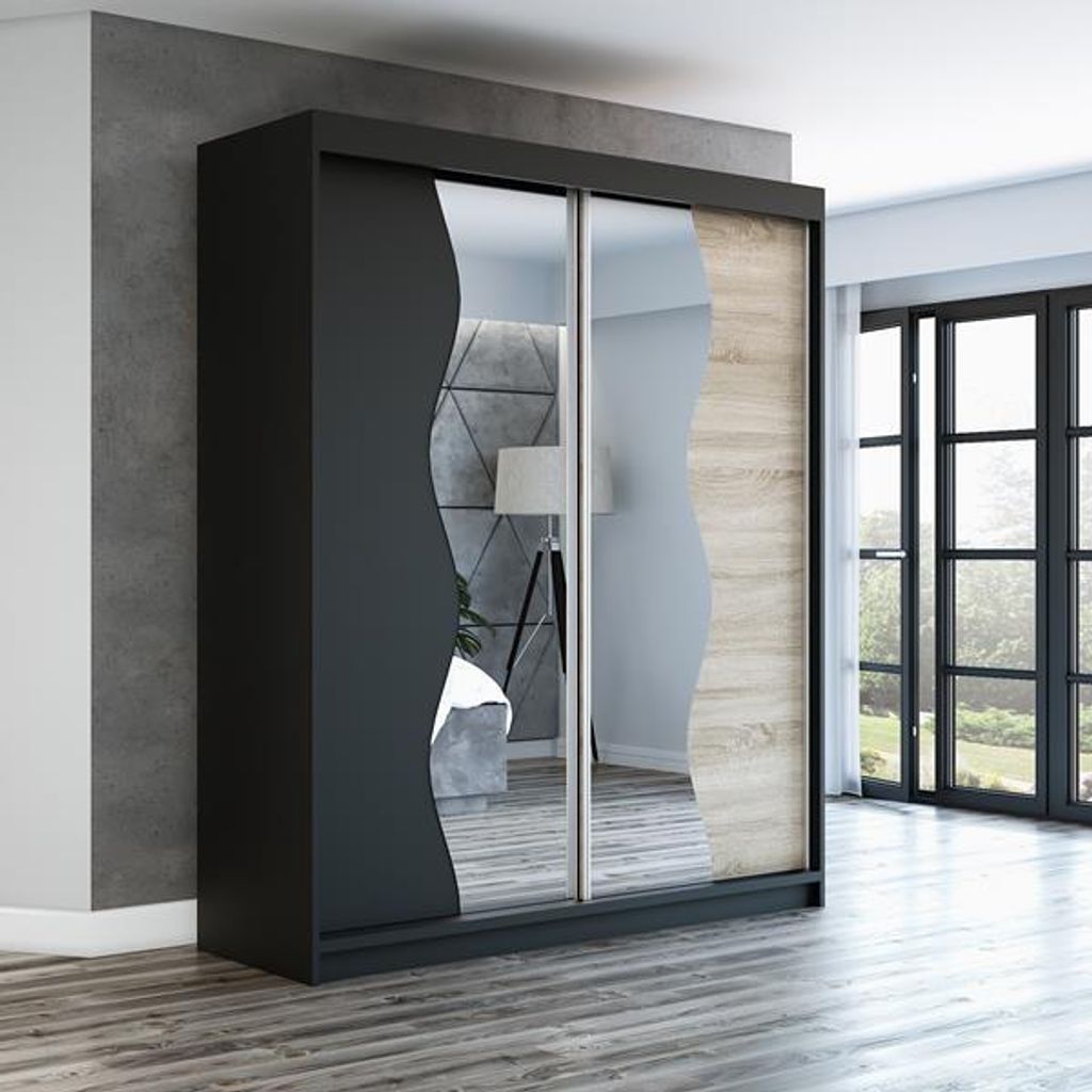 Schwebetürenschrank, 2türig Schrank mit Kaufland.de