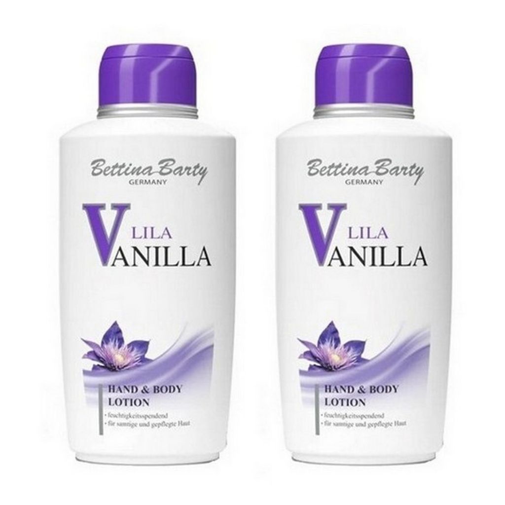 Bettina Barty Lila Vanilla Hand & Body Lotion 2 x 500 ml