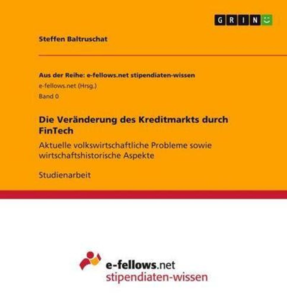 Die Veränderung des Kreditmarkts durch FinTech