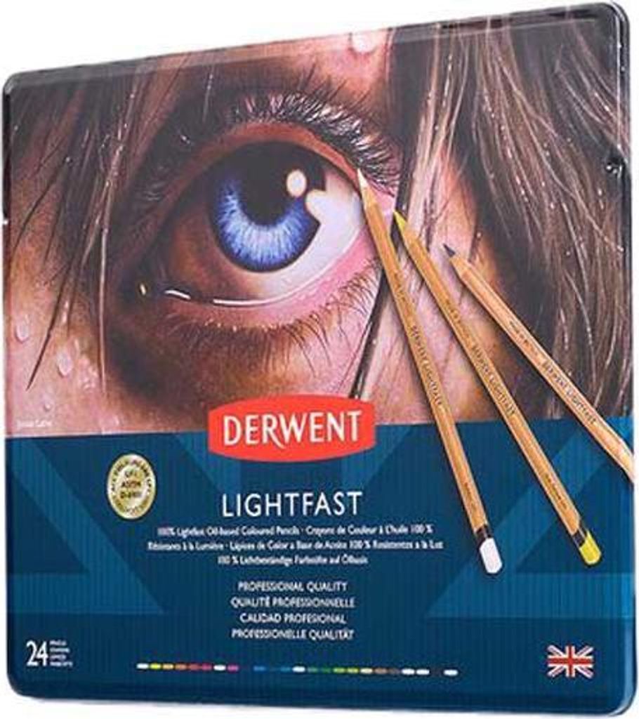 Derwent Lichtbeständiger Bleistift In Metallbox 24 Einheiten One Size