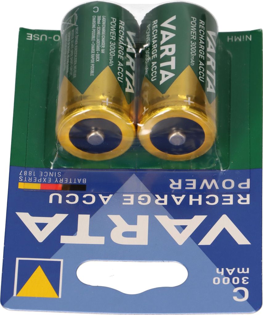 VARTA NiMh Akku 2 x Baby 3,0 Ah Blister Obrázok produktu 27