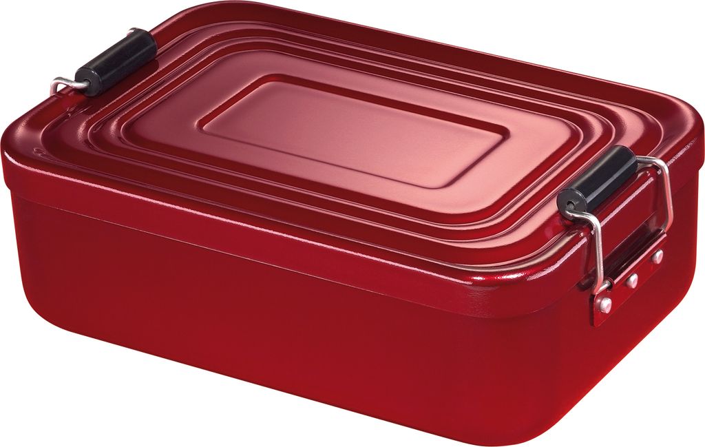 Küchenprofi box na oběd velký hliníkový v červené barvě Obrázek produktu 