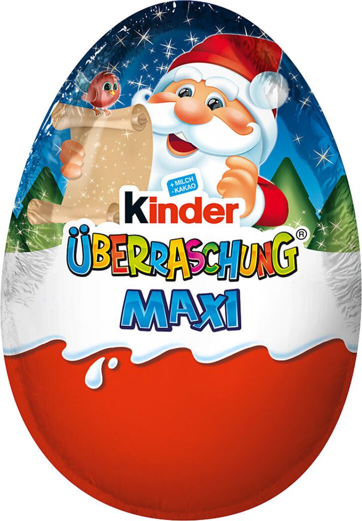 czekoladowe jajko z niespodzianką dla dzieci maxi 100g Zdjęcie produktu 
