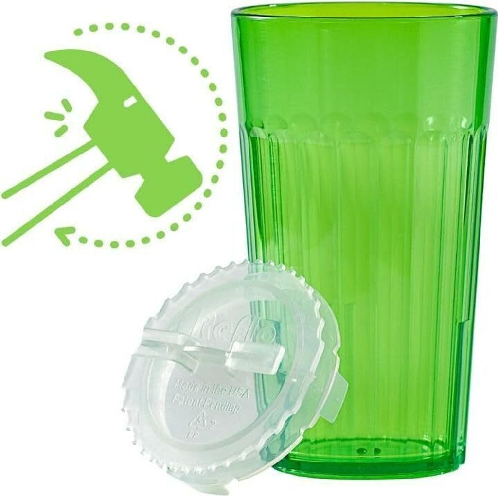 Reflo - Unzerbrechlicher Lernbecher ab 6 Monaten - grüner Produktbild 2
