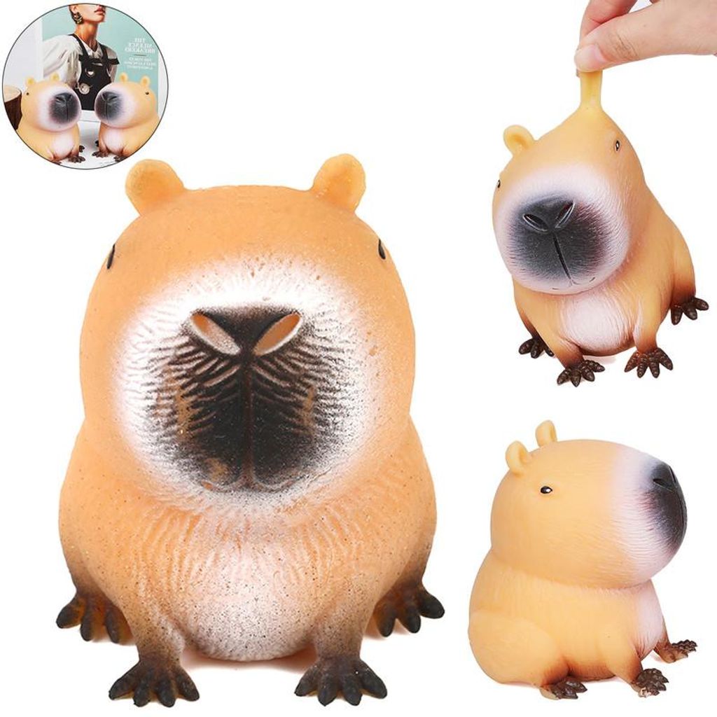 3 Stück Tier Squishy Stressball Quetschspielzeug Weiche TPR Knautschspielzeug Anti Stress Fidget Toys