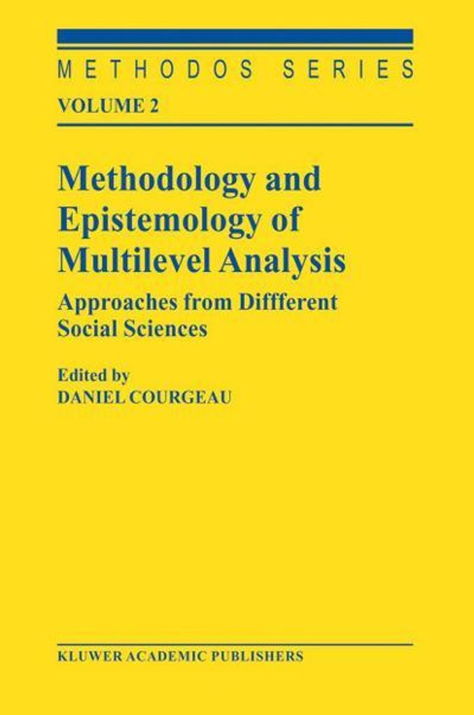 Methodologie und Epistemologie der Mehrebenenanalyse