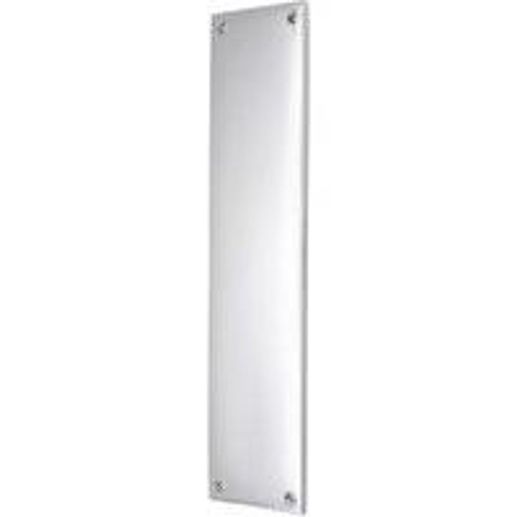 Victoria-Türschild - Türsicherheitsbeschlag - Türschutz - Chrom-Schutzschild - 280mm x 76mm - Hochglanz-Chrom