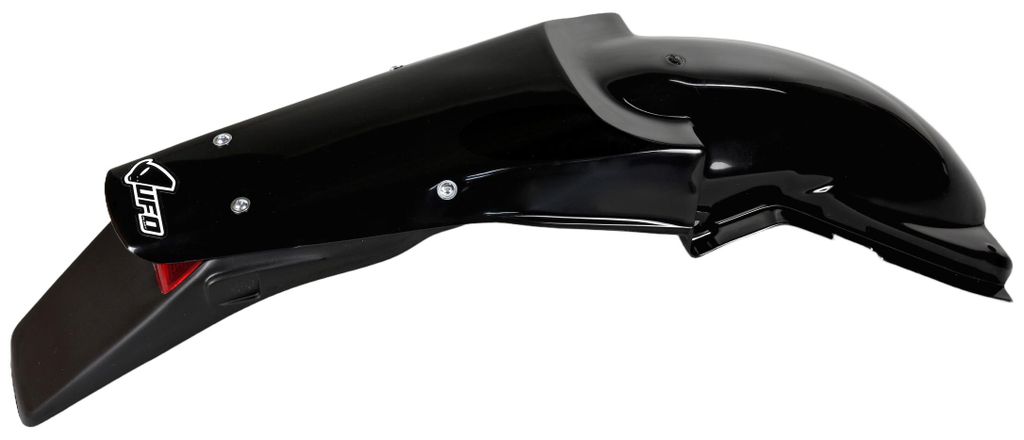 Kotflügelverkleidung UFO PLAST Abdeckung Schutzblech hinten für Kawasaki KX 125 / 250 ccm Bj. 2003 - 2008, Farbe:schwarz