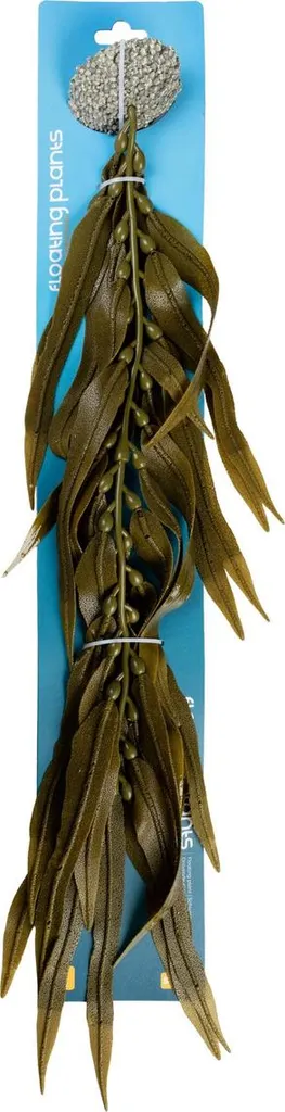 Aqua Della Plante Plastique Kelp Marron Taille L pour Aquarium de Récif