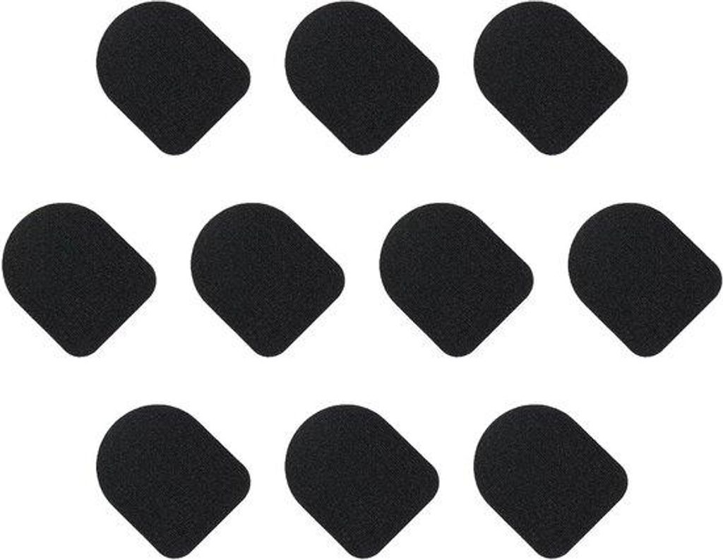 Koolstofvezel Handschoen Stickers Ultra-Hochsensible Zwart 32 Stücke - Touchscreen Flexibel Ultradünn