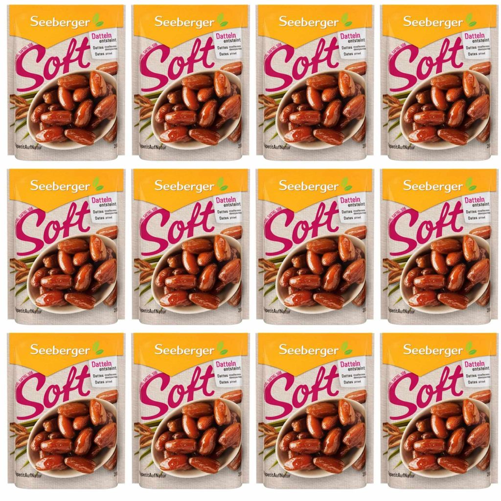 Seeberger Soft-Datteln (12x200g Packung) VPE