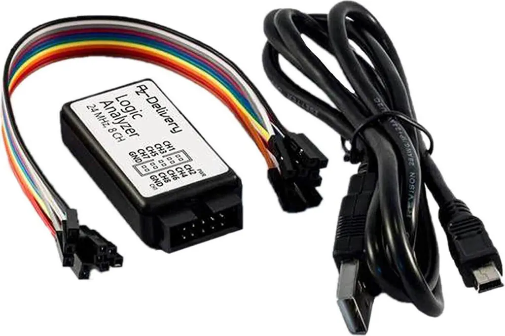 Logic Analyzer AZ-Delivery haute précision 24 MHz échantillonnage