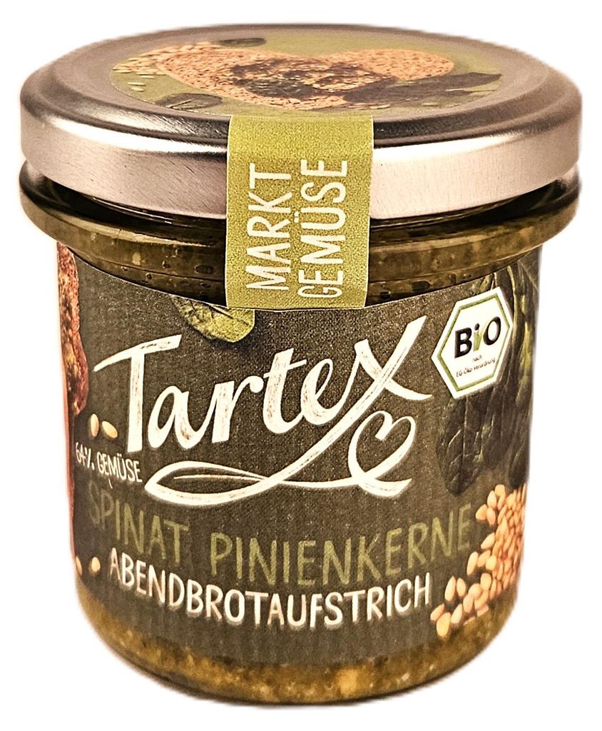 Tartex Brotaufstrich Spinat Pinienkerne 135g - Produktbild 