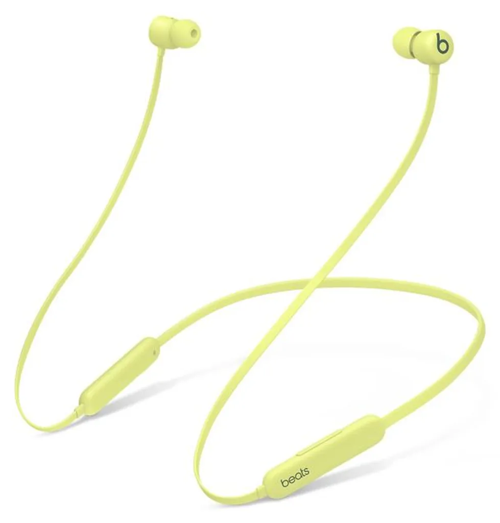 Casque Beats Flex Jaune sans fil - 12h d'autonomie et Charge Rapide