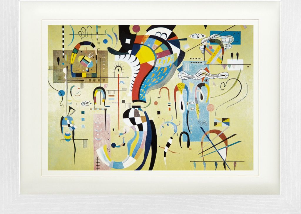 Wassily Kandinsky Gerahmtes Bild Mit Edlem Passepartout | Wand-Bilder | Im Bilderrahmen - Milieu Accompagné, 1937 (30 x 40 cm)