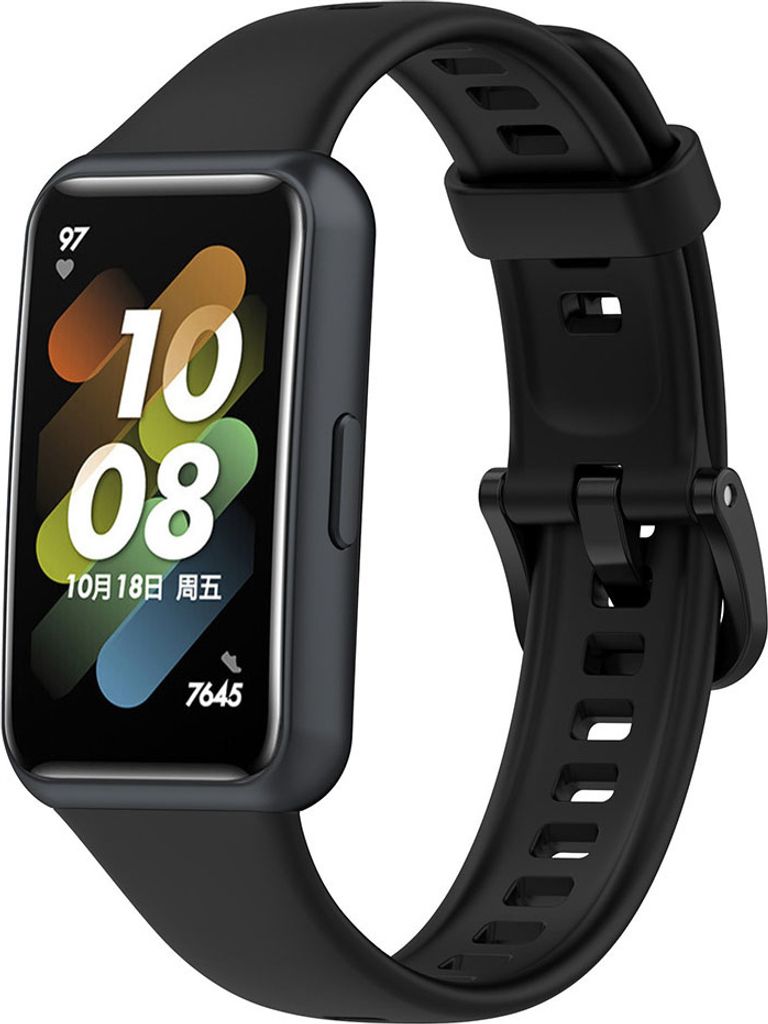 Strap-it Huawei Band 7 TPU-Armband (Schwarz) Produktbild 