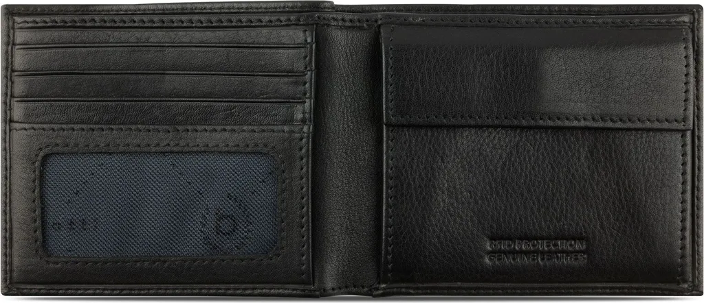 bugatti Nome Wallet : Fini les Portefeuilles Encombrants avec ce Cuir Noir - 4