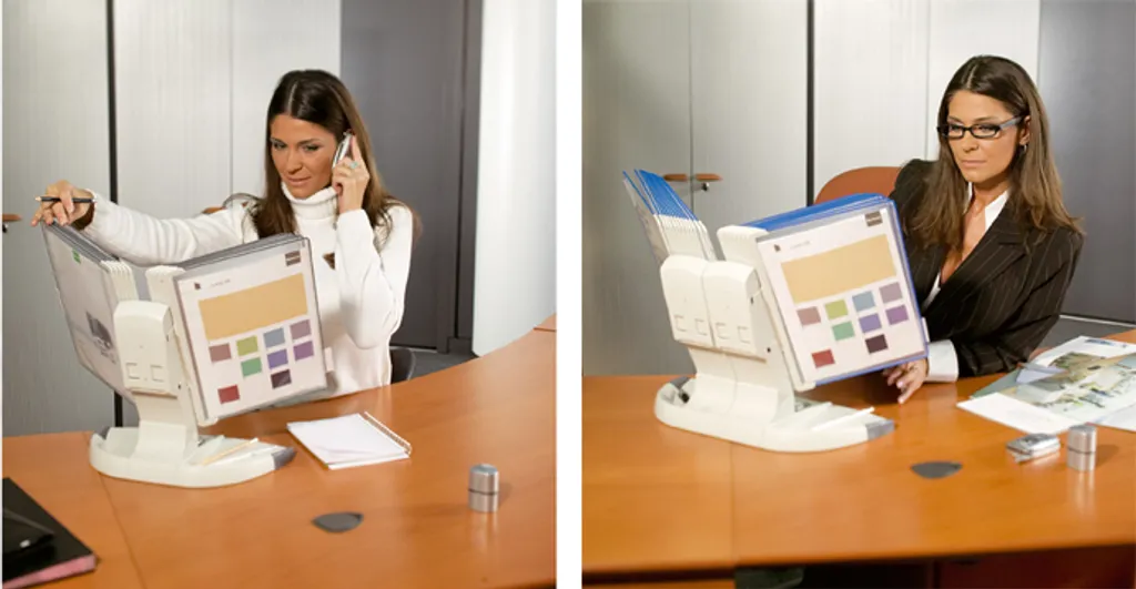 Support de table Tarifold anti-reflet pour documents lisibles et nets