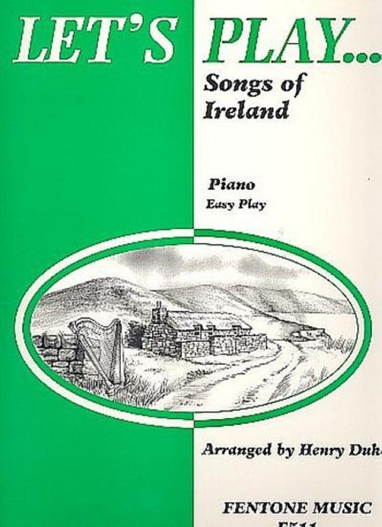 Let's play Songs of Irelandfor piano easy play