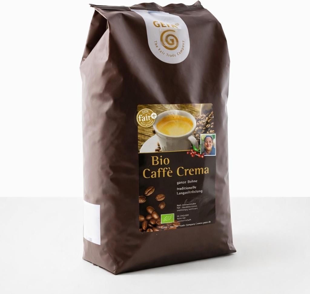 Gepa Caffé Crema 4 x 1kg Kaffeebohnen