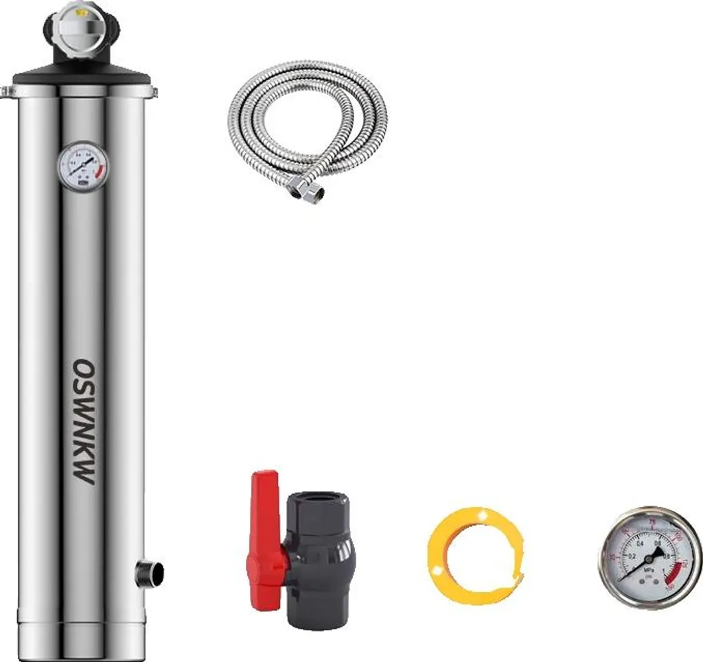Filtre à eau domestique FCL6000L : adieu chlore et impuretés avec le PVDF